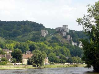 Chateau Gaillard overlooking the town