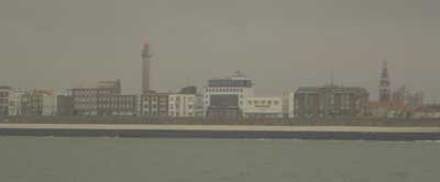 Leaving Vlissingen in poor viz