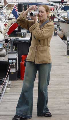 Galina visits at Limehouse for a location shoot