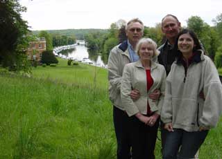 With Jeff & Gerry at Harleyford