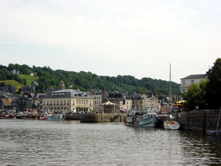 Honfleur's Avant Port, overlooked by the Hotel de Ville