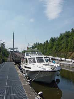 ...and our turn to be lowered 68m, but don't look down!