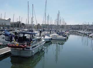 Lady Martina moored at Weymouth marina