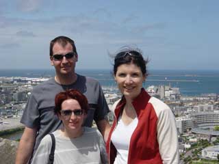 With Dan & Iz at Fort de Roule