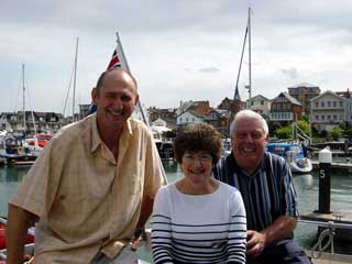 With Pat & Derek at Cowes