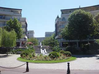 The bars and gardens at Rueil Malmaison