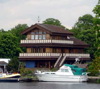 The Swiss chalet at Taggs Island