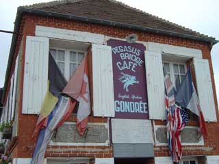 Cafe Gondree at Pegasus bridge - in the same ownership since 1944