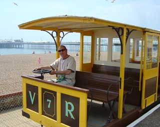 The Volks Railway links the marina and the town centre