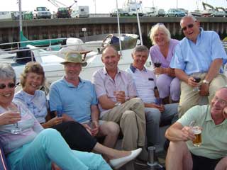 (From L:) Val, Theresa, Tom, David, Andrew, Irene, Steve & Mike