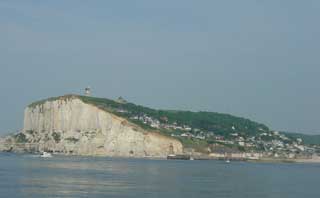 Pointe Fagnet, overlooking Fecamp harbour
