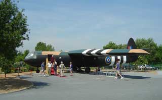 The newly inaugurated replica HORSA glider
