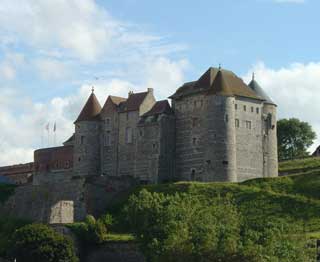 The 15th century castle houses Dieppe's museum