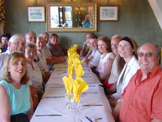 The arrival of Rainbows End is enough to warrant our second 'gala' dinner