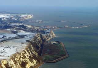 Dover harbour, looking east