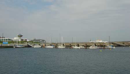 Plenty of space in Helgoland's Sudhafen