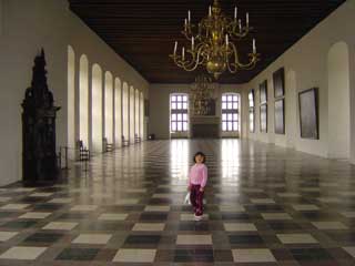 Helsingor's huge ballroom was the largest in Northern Europe