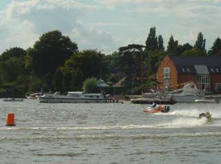A good view of the Wherry turn from our mooring at the Yacht Station