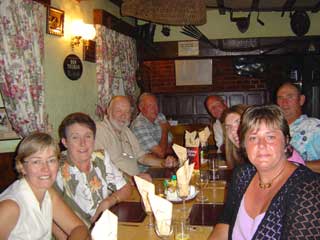An impromptu gala dinner with Balai, Sea Lord & Marjon