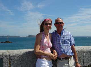 The tranquil view to Herm hides a host of rocky outcrops