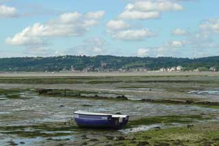 South of the town a peaceful bay is home to shellfish beds