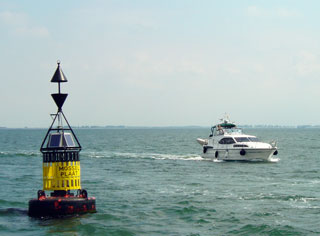 Virginia Lady rounds Mosselplaat ECM