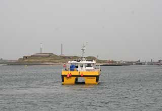 This boat in IJmuiden harbour seems a long way from home
