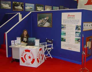 Ready for business on the BOC stand